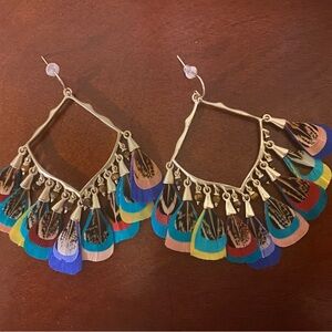 Kendra Scott Feather Dangle Earrings